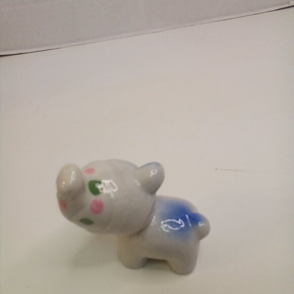 Ceramic Teddy Bear Party Hat Vintage Cute 3" Tall Home Decor - Picture 5 of 11